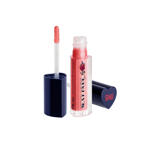 SHU блеск д/губ мерцающий sexy nude №452